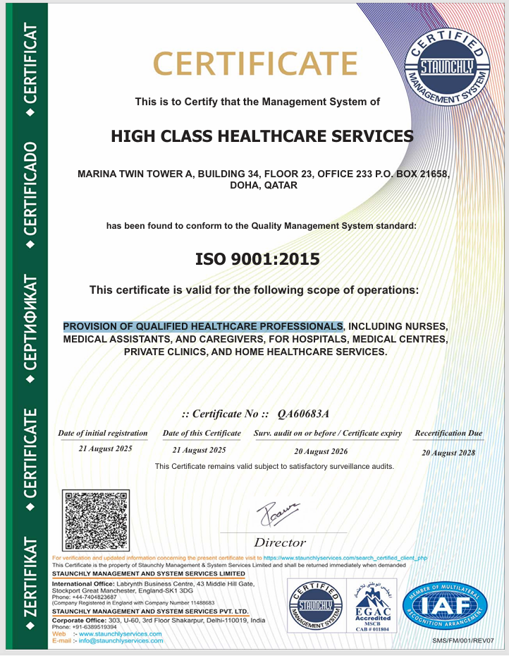 ISO 9001 Certificate